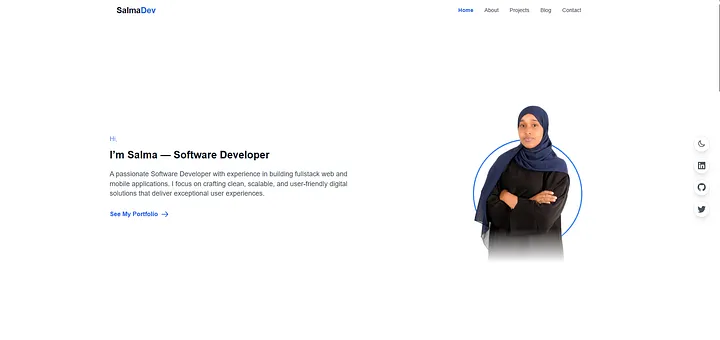 How I Built My Portfolio as a Software Developer